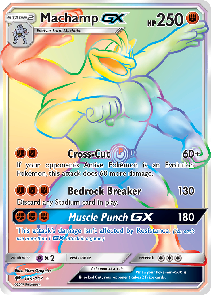 Machamp-GX - 154/147 - Burning Shadows