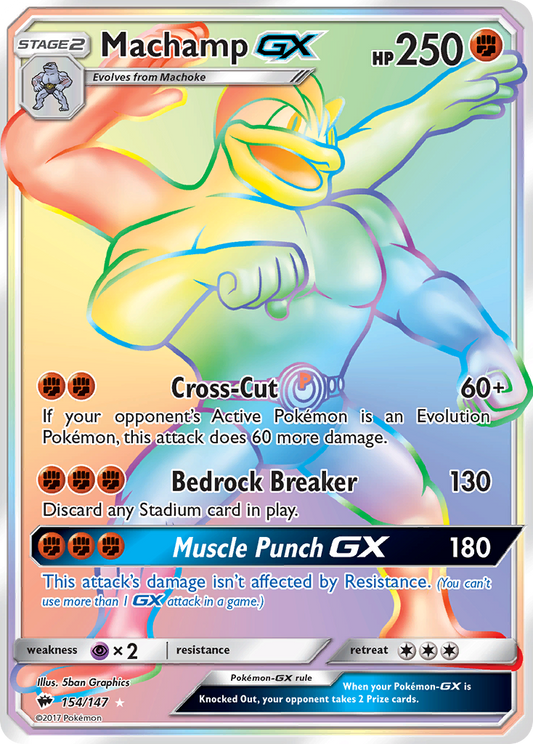 Machamp-GX - 154/147 - Burning Shadows