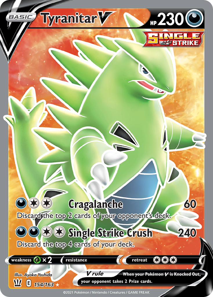 Tyranitar V - 154/163 - Battle Styles