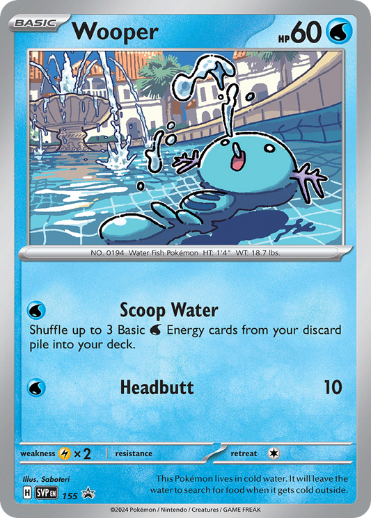 Wooper - 155/165 - Scarlet & Violet Promos