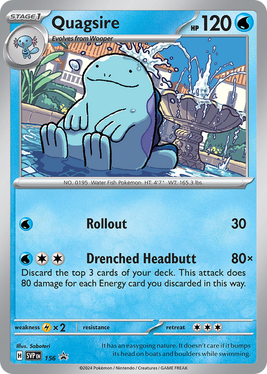 Quagsire - 156/165 - Scarlet & Violet Promos