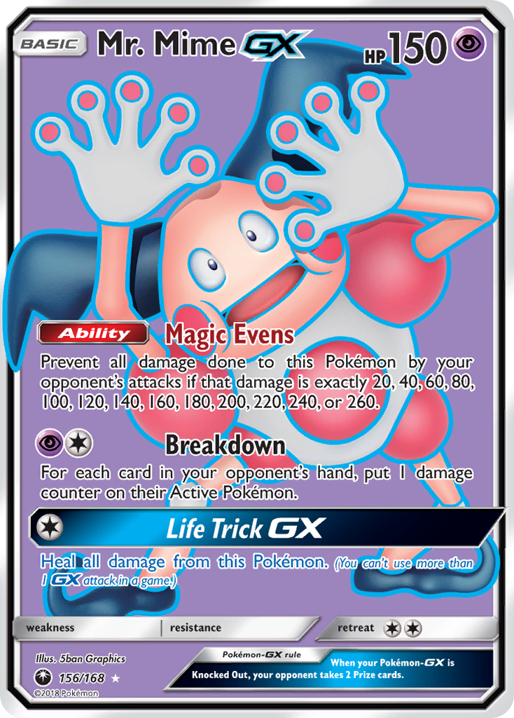 Mr. Mime-GX - 156/168 - Celestial Storm