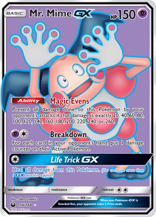 Mr. Mime-GX - 156/168 - Celestial Storm