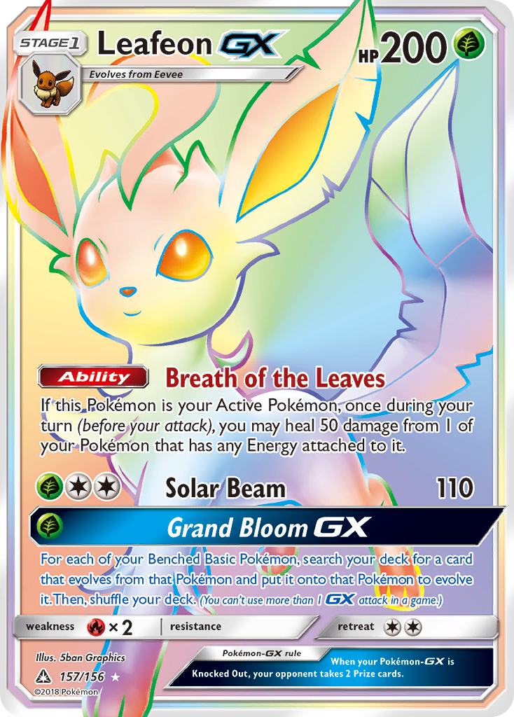 Leafeon-GX - 157/156 - Ultra Prism