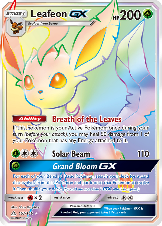 Leafeon-GX - 157/156 - Ultra Prism