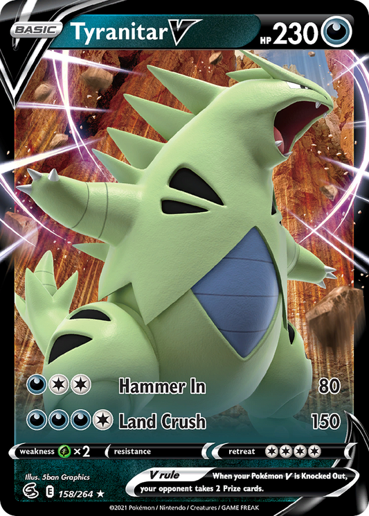 Tyranitar V - 158/264 - Fusion Strike