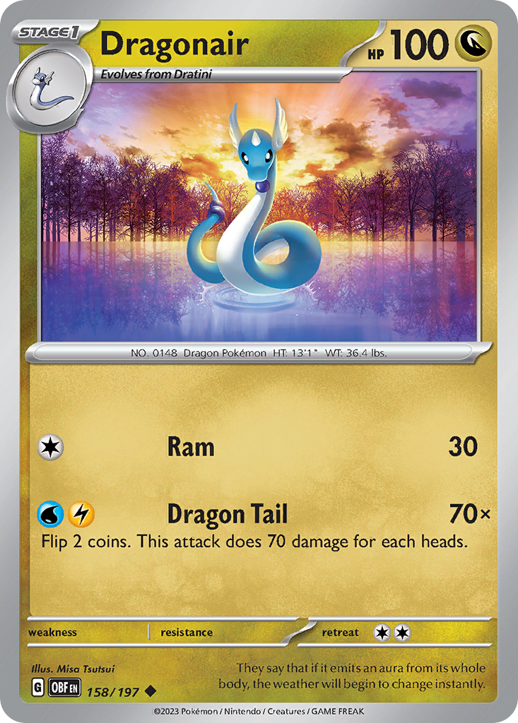 Dragonair - 158/197 - Obsidian Flames