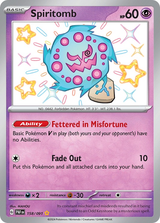 Spiritomb - 158/91 - Paldean Fates