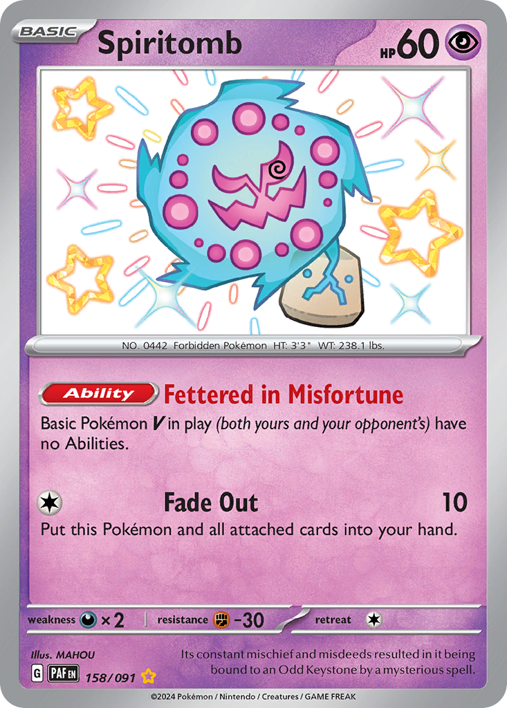 Spiritomb - 158/91 - Paldean Fates