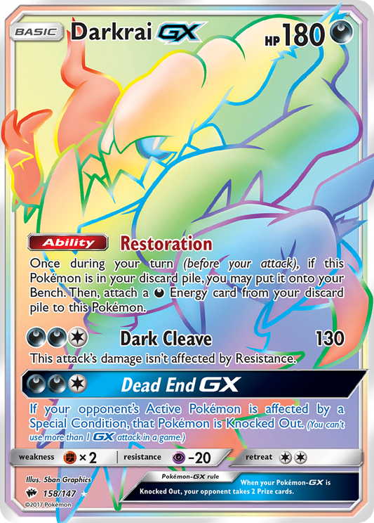 Darkrai-GX - 158/147 - Burning Shadows