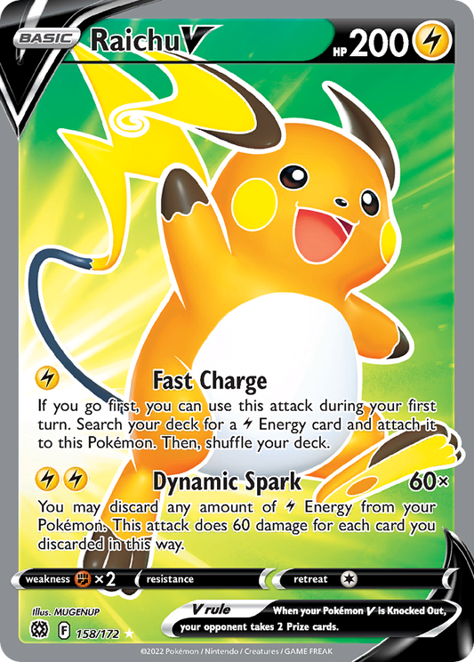 Raichu V - 158/172 - Brilliant Stars