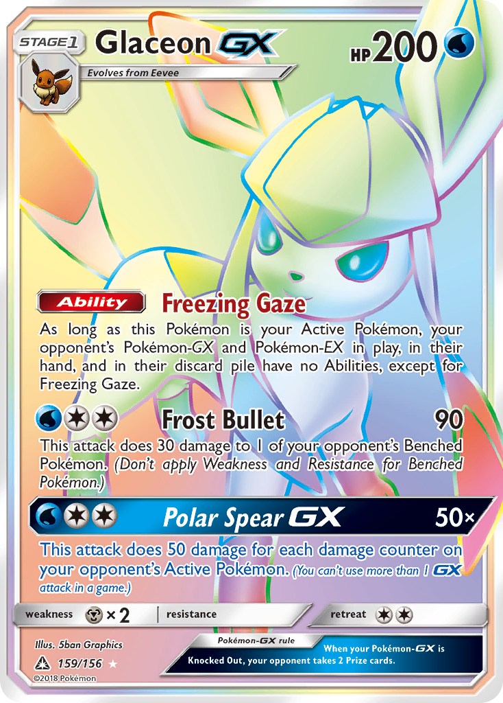 Glaceon-GX - 159/156 - Ultra Prism