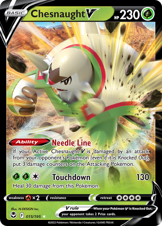 Chesnaught V - 015/195 - Silver Tempest