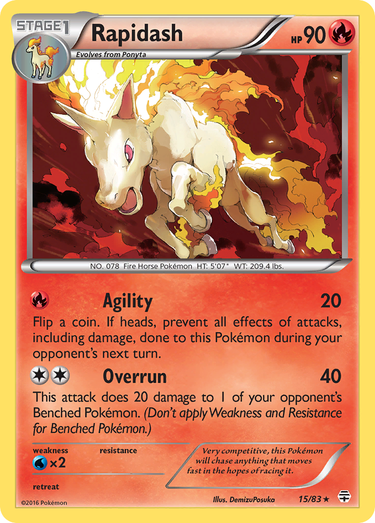 Rapidash - 15/83 - Generations