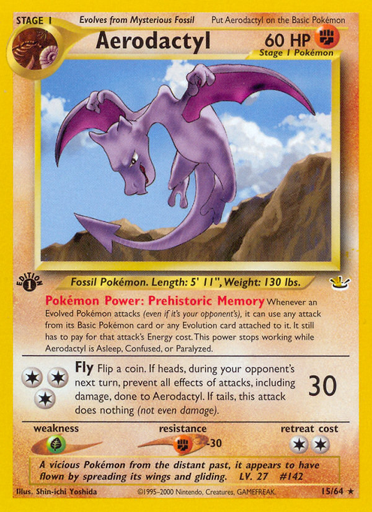 Aerodactyl - 15/64 - Neo Revelation