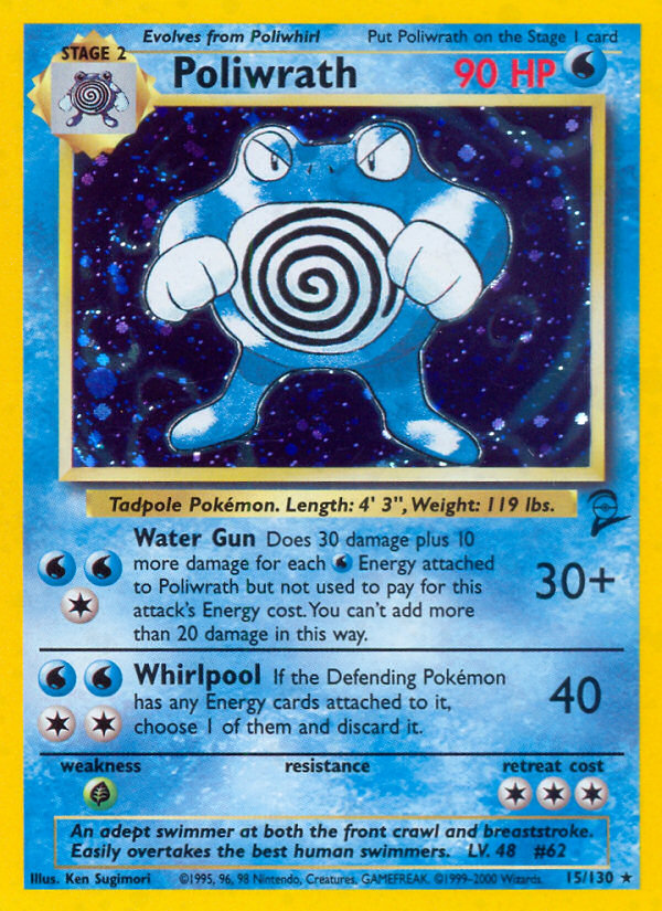 Poliwrath - 015/130 - Base Set 2