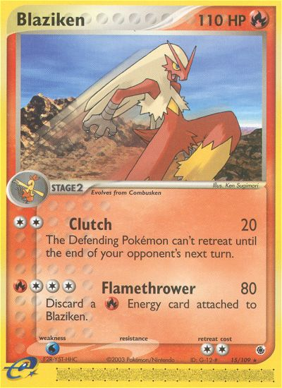 Blaziken - 015/109 - Ruby & Sapphire