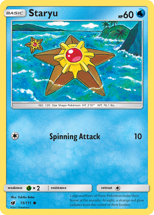 Staryu - 015/111 - Crimson Invasion