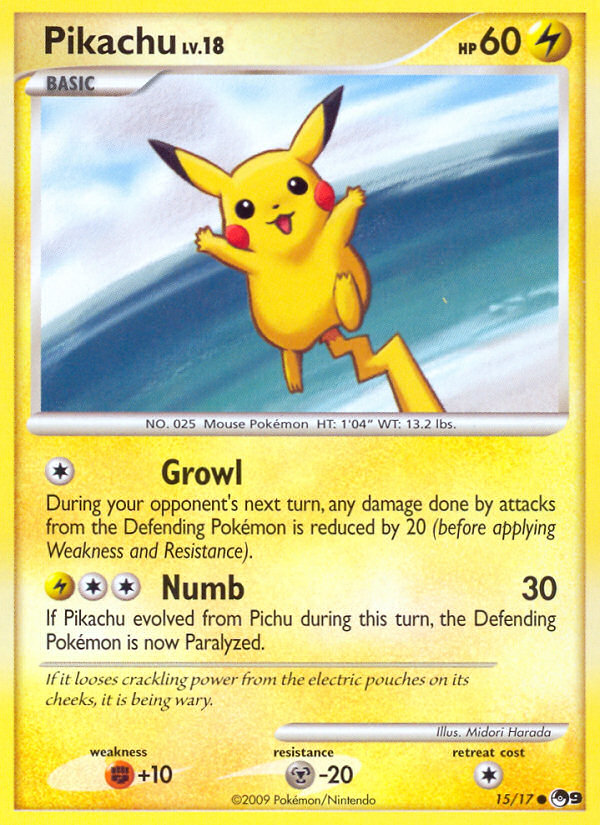 Pikachu - 15/17 - POP Series 9