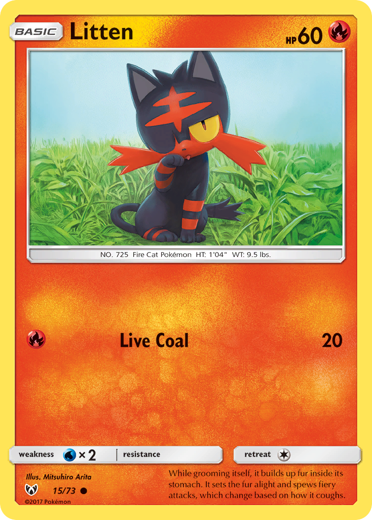 Litten - 15/73 - Shining Legends