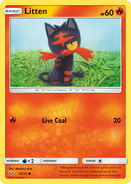 Litten - 15/73 - Shining Legends