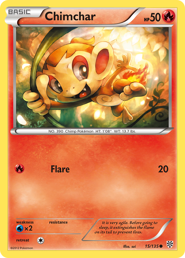 Chimchar - 015/135 - Plasma Storm