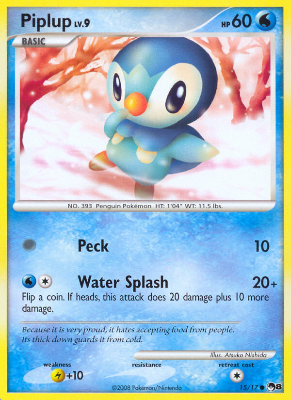 Piplup - 15/17 - POP Series 8