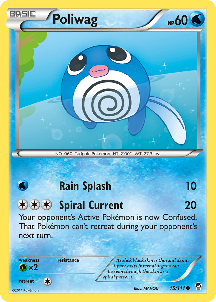 Poliwag - 015/111 - Furious Fists