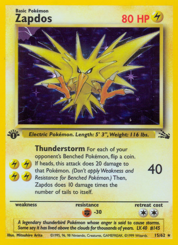 Zapdos - 15/62 - Fossil