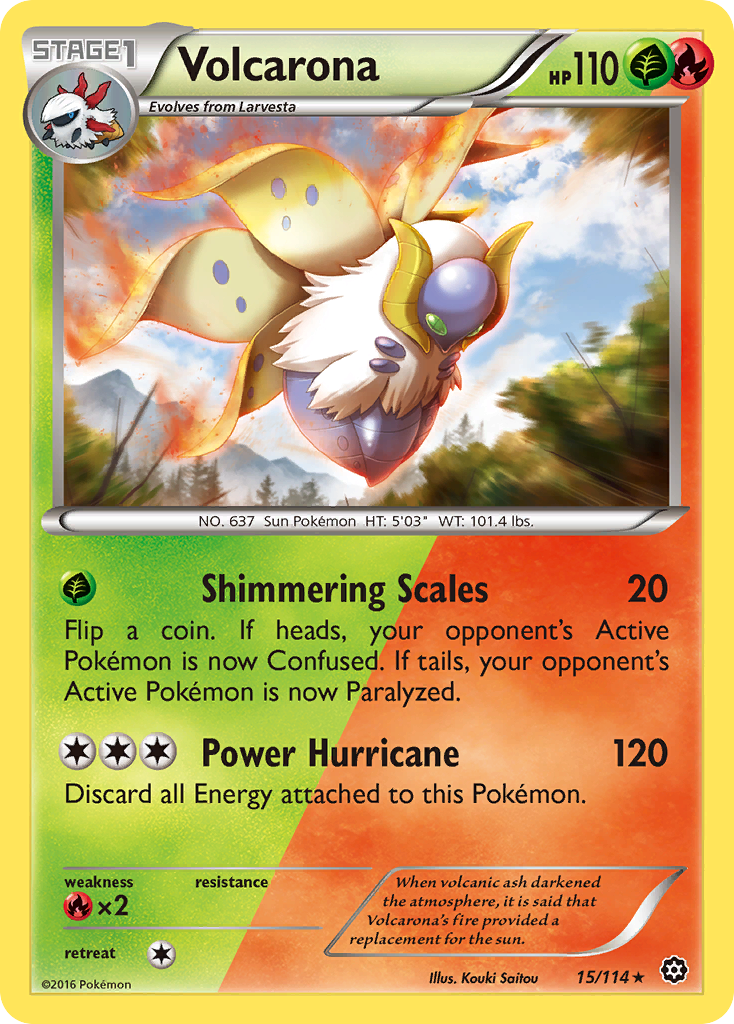 Volcarona - 015/114 - Steam Siege