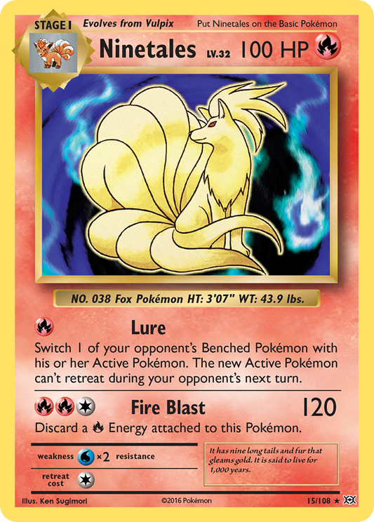 Ninetales - 015/108 - Evolutions