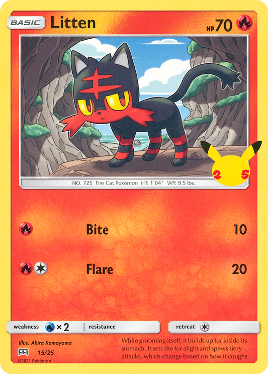 Litten - 15/25 - McDonald's Collection 2021