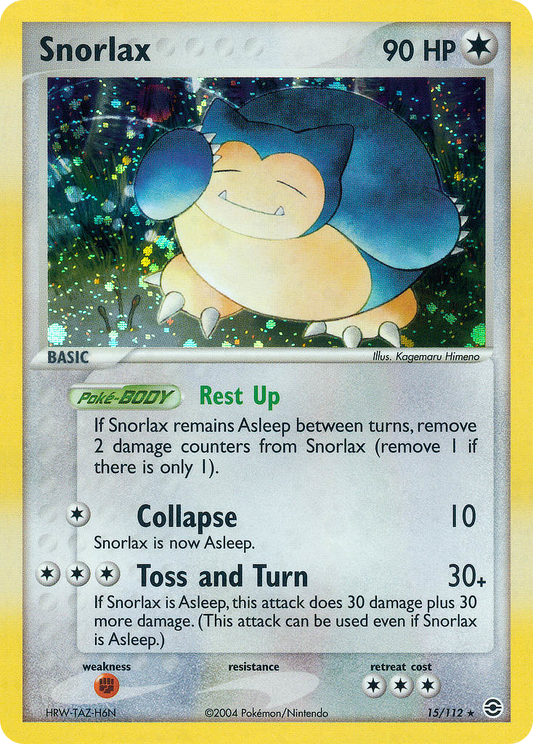 Snorlax - 015/112 - FireRed & LeafGreen