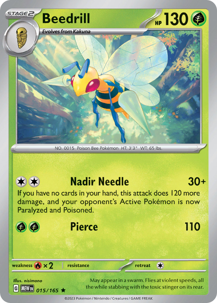 Beedrill - 015/165 - 151