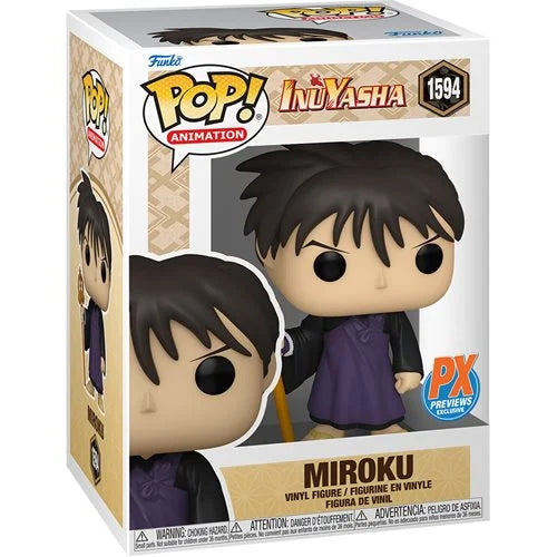 InuYasha Miroku Funko Pop! Vinyl Figure #1594 - Previews Exclusive