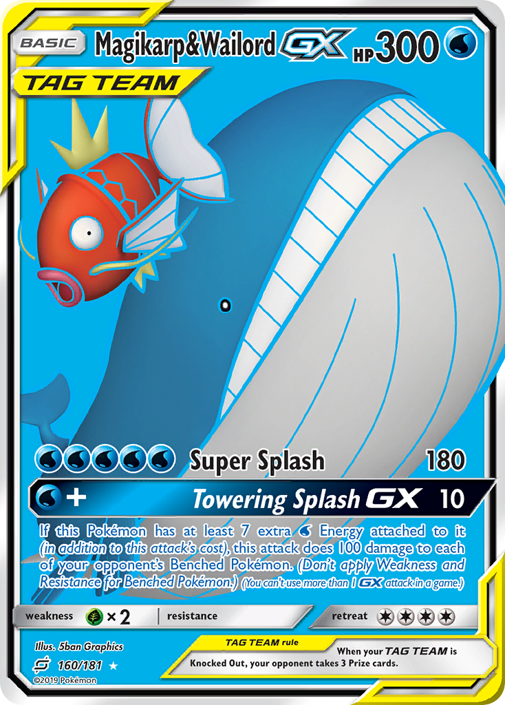 Magikarp & Wailord-GX - 160/181 - Team Up