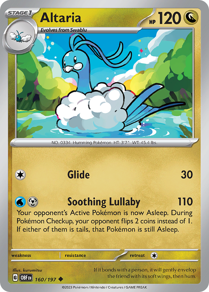 Altaria - 160/197 - Obsidian Flames