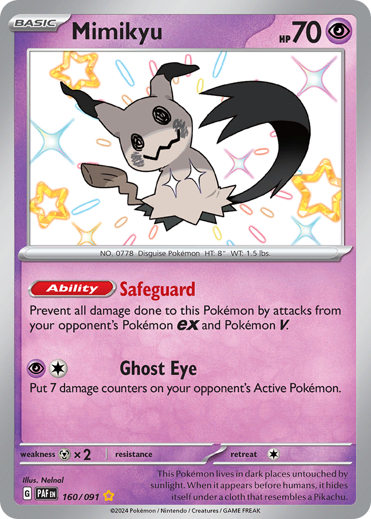 Mimikyu - 160/91 - Paldean Fates