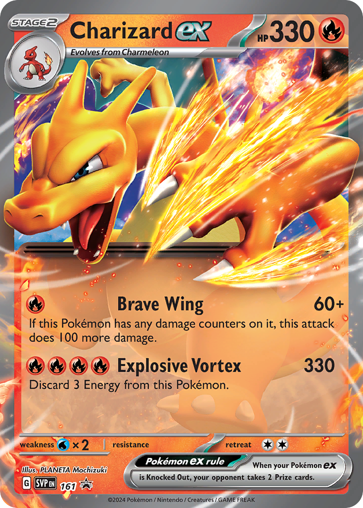 Charizard ex - 161/165 - Scarlet & Violet Black Star Promos