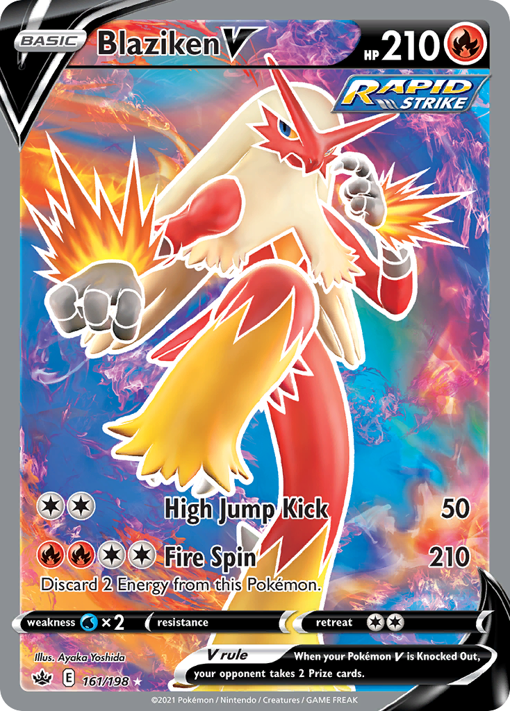 Blaziken V - 161/198 - Chilling Reign