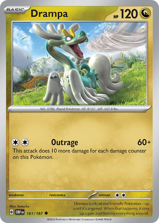 Drampa - 161/197 - Obsidian Flames