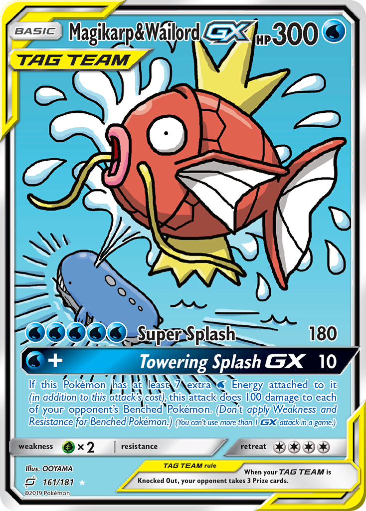 Magikarp & Wailord-GX - 161/181 - Team Up