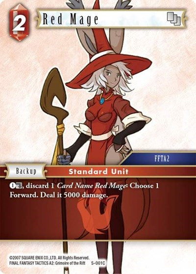 Red Mage (Fire) - 5-001C - Common - Opus V