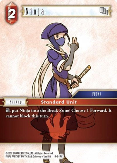 Ninja (Fire) - 5-017C - Common - Opus V