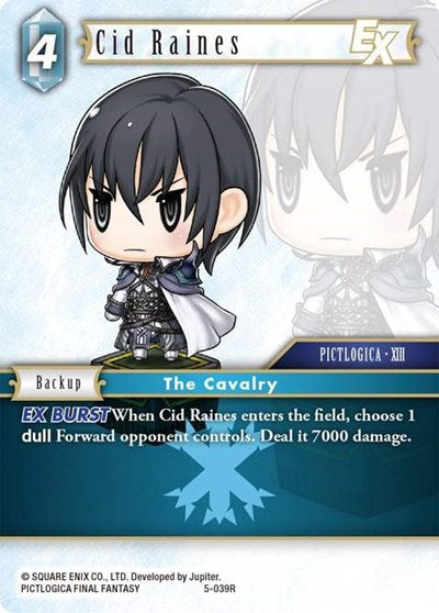 Cid Raines EX - 5-039R - Rare - Opus V
