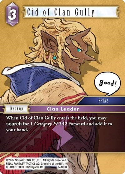 Cid of Clan Gully - 5-103R - Rare - Opus V