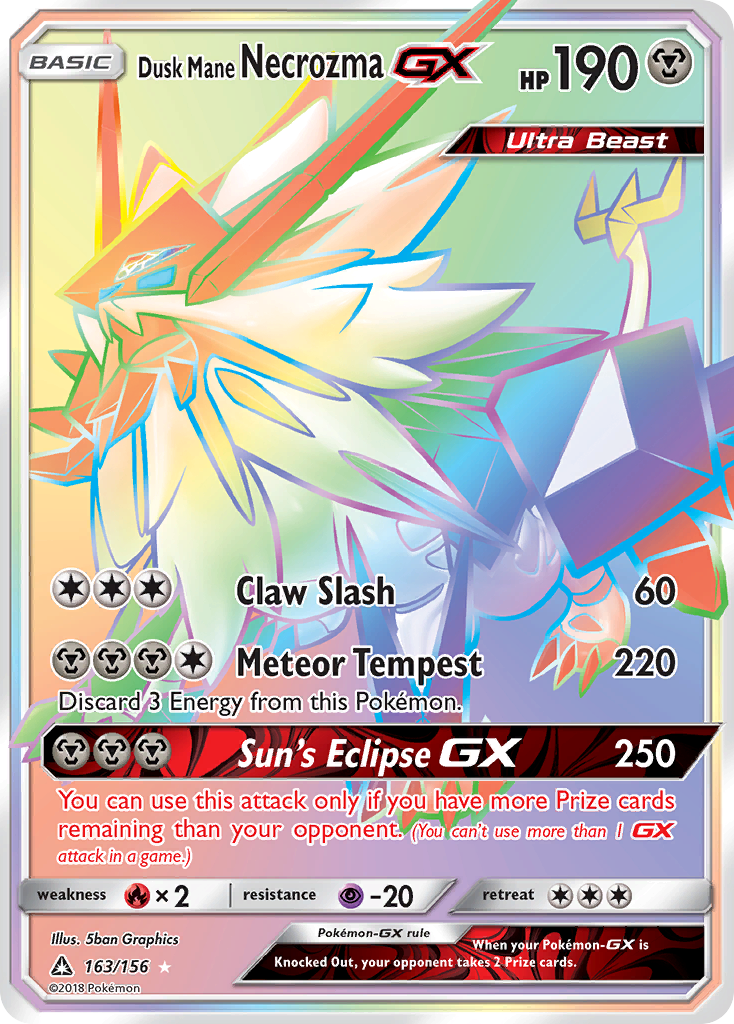 Dusk Mane Necrozma-GX - 163/156 - Ultra Prism