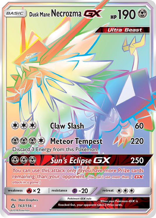 Dusk Mane Necrozma-GX - 163/156 - Ultra Prism