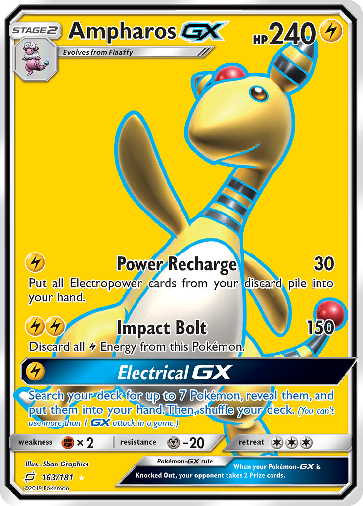 Ampharos-GX - 163/181 - Team Up