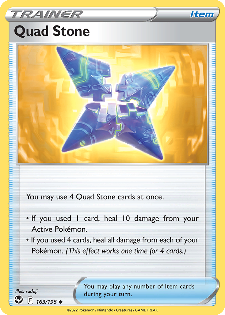 Quad Stone - 163/195 - Silver Tempest